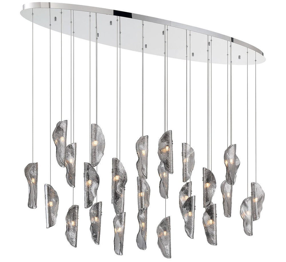 Lib & Co. Canada - LED Chandelier - Sorrento - Chrome- Union Lighting Luminaires Decor