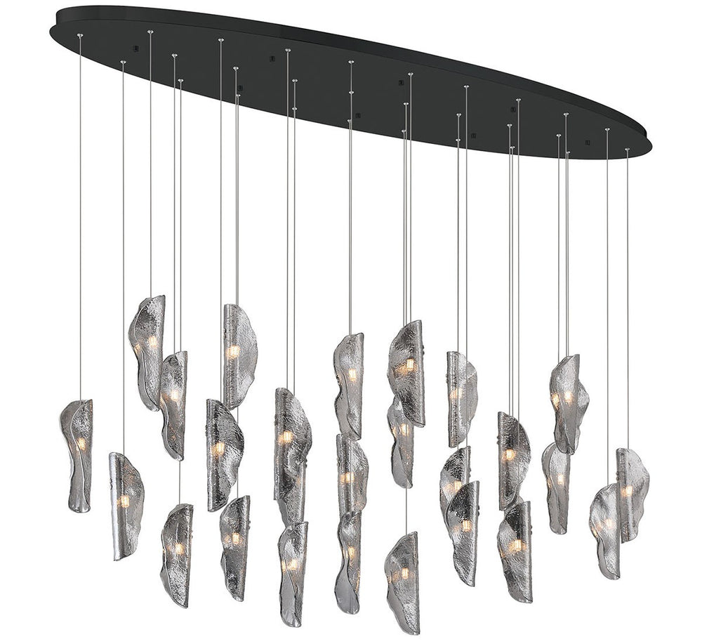 Lib & Co. Canada - LED Chandelier - Sorrento - Matte Black- Union Lighting Luminaires Decor