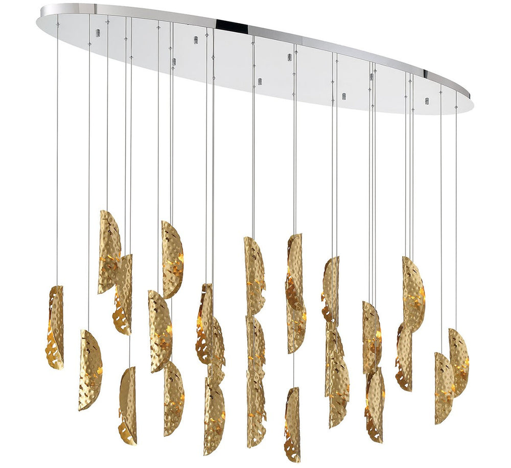 Lib & Co. Canada - LED Chandelier - Sorrento - Chrome- Union Lighting Luminaires Decor
