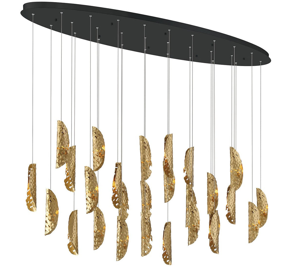Lib & Co. Canada - LED Chandelier - Sorrento - Matte Black- Union Lighting Luminaires Decor
