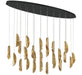 Lib & Co. Canada - LED Chandelier - Sorrento - Matte Black- Union Lighting Luminaires Decor