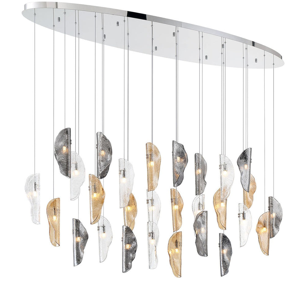 Lib & Co. Canada - LED Chandelier - Sorrento - Chrome- Union Lighting Luminaires Decor