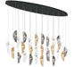 Lib & Co. Canada - LED Chandelier - Sorrento - Matte Black- Union Lighting Luminaires Decor