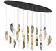 Lib & Co. Canada - LED Chandelier - Sorrento - Matte Black- Union Lighting Luminaires Decor