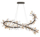Lib & Co. Canada - LED Chandelier - Pisa - Black with Gold Accent- Union Lighting Luminaires Decor