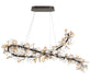 Lib & Co. Canada - LED Chandelier - Pisa - Black with Gold Accent- Union Lighting Luminaires Decor