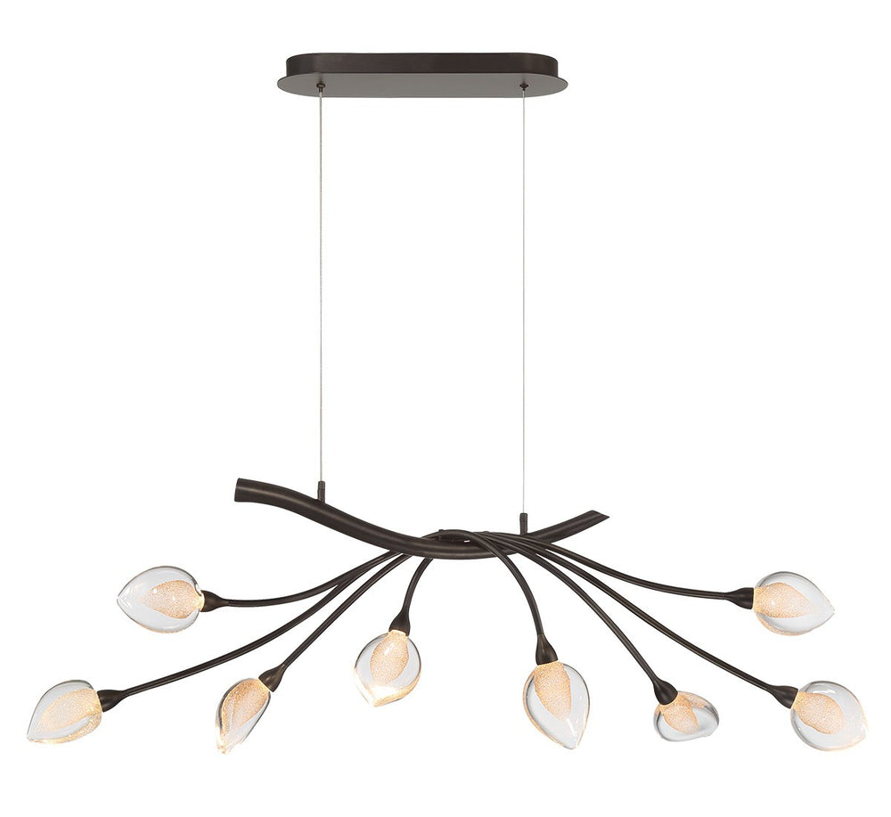 Lib & Co. Canada - LED Chandelier - Modena - Black with Gold Accent- Union Lighting Luminaires Decor