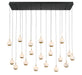 Lib & Co. Canada - LED Chandelier - Baveno - Matte Black- Union Lighting Luminaires Decor