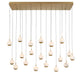 Lib & Co. Canada - LED Chandelier - Baveno - Painted Antique Brass- Union Lighting Luminaires Decor