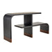 Arteriors - Etagere - Wyngate - Ebony Oak Veneer/Antique Brass- Union Lighting Luminaires Decor