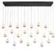 Lib & Co. Canada - LED Chandelier - Baveno - Matte Black- Union Lighting Luminaires Decor
