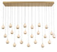 Lib & Co. Canada - LED Chandelier - Baveno - Painted Antique Brass- Union Lighting Luminaires Decor