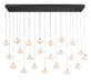 Lib & Co. Canada - LED Chandelier - Adelfia - Matte Black- Union Lighting Luminaires Decor