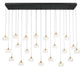 Lib & Co. Canada - LED Chandelier - Manarola - Matte Black- Union Lighting Luminaires Decor