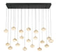 Lib & Co. Canada - LED Chandelier - Calcolo - Matte Black- Union Lighting Luminaires Decor