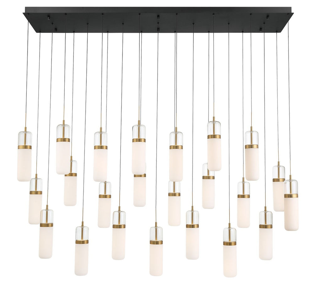Lib & Co. Canada - LED Chandelier - Verona - Matte Black- Union Lighting Luminaires Decor