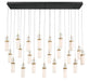 Lib & Co. Canada - LED Chandelier - Verona - Matte Black- Union Lighting Luminaires Decor