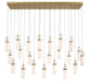 Lib & Co. Canada - LED Chandelier - Verona - Painted Antique Brass- Union Lighting Luminaires Decor