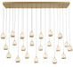Lib & Co. Canada - LED Chandelier - Lucidata - Painted Antique Brass- Union Lighting Luminaires Decor