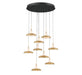 Lib & Co. Canada - LED Chandelier - Mantova - Matte Black- Union Lighting Luminaires Decor