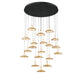 Lib & Co. Canada - LED Chandelier - Mantova - Matte Black- Union Lighting Luminaires Decor