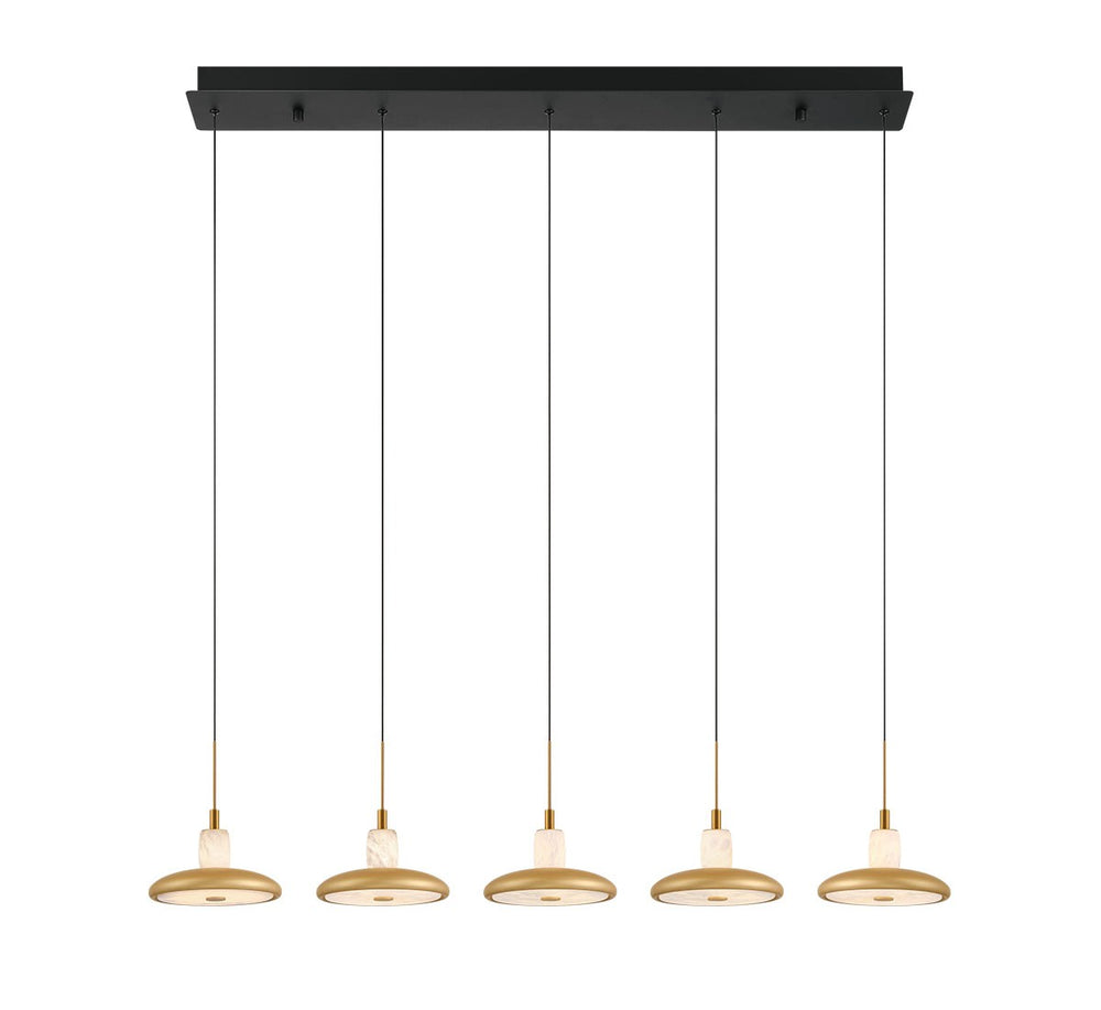 Lib & Co. Canada - LED Chandelier - Mantova - Matte Black- Union Lighting Luminaires Decor