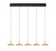 Lib & Co. Canada - LED Chandelier - Mantova - Matte Black- Union Lighting Luminaires Decor