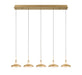 Lib & Co. Canada - LED Chandelier - Mantova - Painted Antique Brass- Union Lighting Luminaires Decor