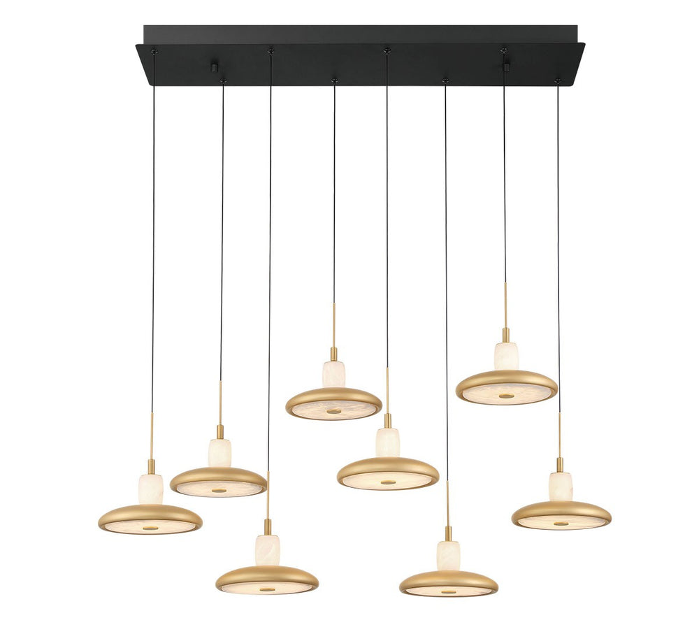 Lib & Co. Canada - LED Chandelier - Mantova - Matte Black- Union Lighting Luminaires Decor