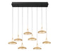 Lib & Co. Canada - LED Chandelier - Mantova - Matte Black- Union Lighting Luminaires Decor
