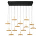 Lib & Co. Canada - LED Chandelier - Mantova - Matte Black- Union Lighting Luminaires Decor
