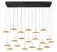 Lib & Co. Canada - LED Chandelier - Mantova - Matte Black- Union Lighting Luminaires Decor