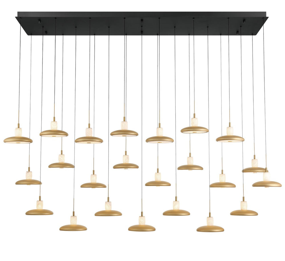 Lib & Co. Canada - LED Chandelier - Mantova - Matte Black- Union Lighting Luminaires Decor