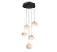 Lib & Co. Canada - LED Chandelier - Calcolo - Matte black- Union Lighting Luminaires Decor