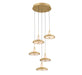Lib & Co. Canada - LED Chandelier - Mantova - Painted Antique Brass- Union Lighting Luminaires Decor