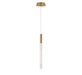 Lib & Co. Canada - LED Pendant - Gravina - Brushed Brass- Union Lighting Luminaires Decor