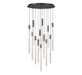 Lib & Co. Canada - LED Chandelier - Gravina - Brushed Gun Metal- Union Lighting Luminaires Decor