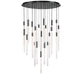 Lib & Co. Canada - LED Chandelier - Gravina - Brushed Gun Metal- Union Lighting Luminaires Decor