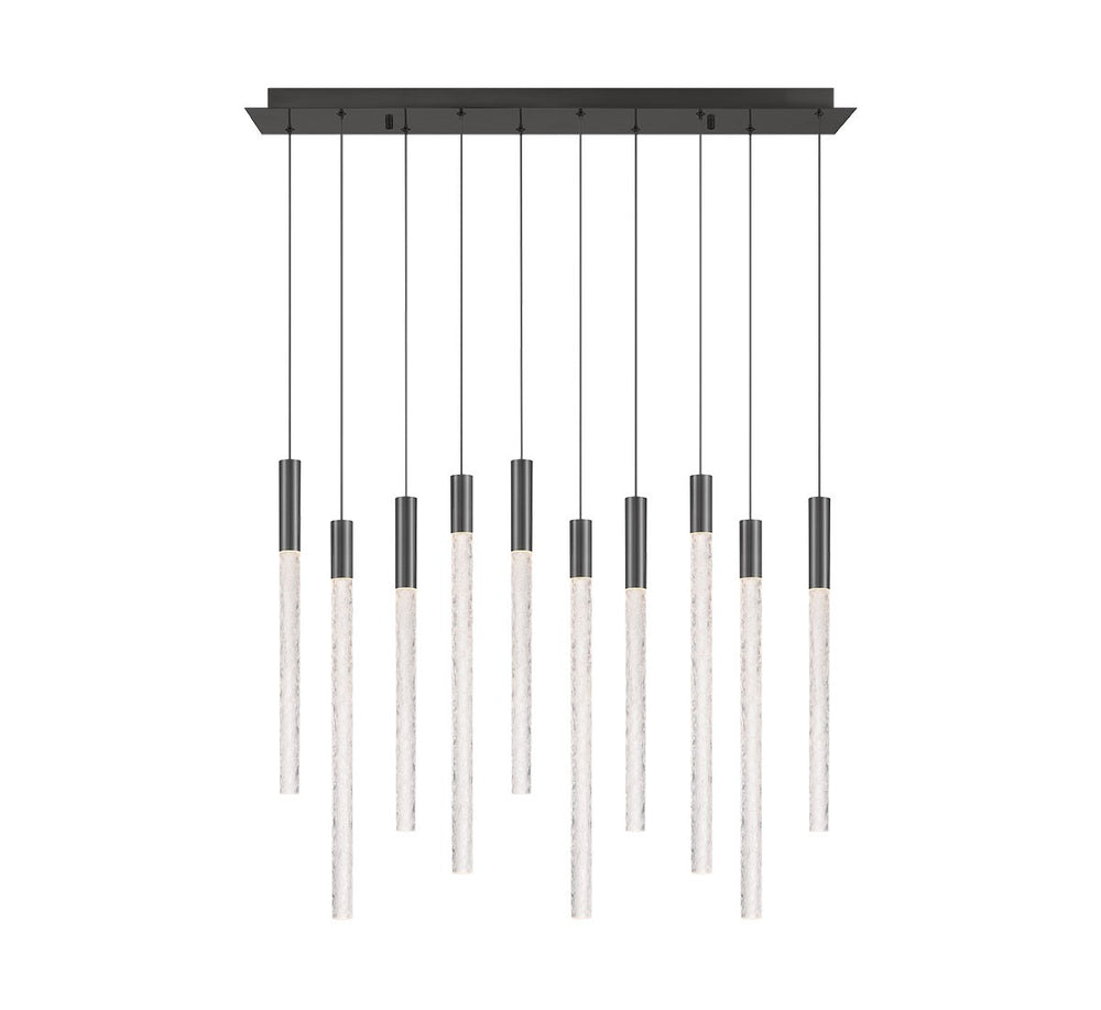Lib & Co. Canada - LED Chandelier - Gravina - Brushed Gun Metal- Union Lighting Luminaires Decor