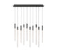 Lib & Co. Canada - LED Chandelier - Gravina - Brushed Gun Metal- Union Lighting Luminaires Decor