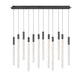 Lib & Co. Canada - LED Chandelier - Gravina - Brushed Gun Metal- Union Lighting Luminaires Decor