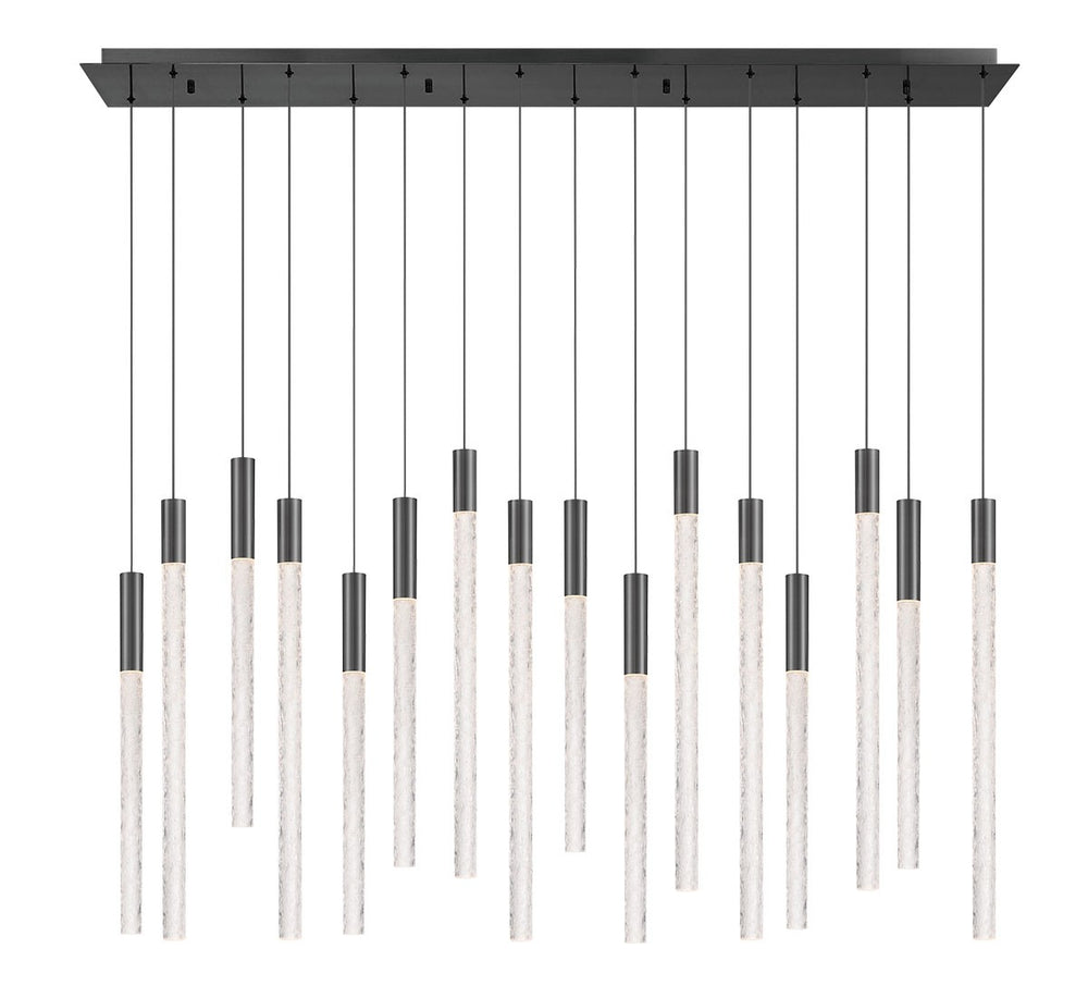 Lib & Co. Canada - LED Chandelier - Gravina - Brushed Gun Metal- Union Lighting Luminaires Decor