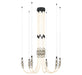Lib & Co. Canada - LED Chandelier - Alcamo - Matte Black- Union Lighting Luminaires Decor