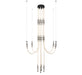 Lib & Co. Canada - LED Chandelier - Alcamo - Matte Black- Union Lighting Luminaires Decor