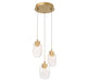 Lib & Co. Canada - LED Pendant - Castelo - Painted Antique Brass- Union Lighting Luminaires Decor