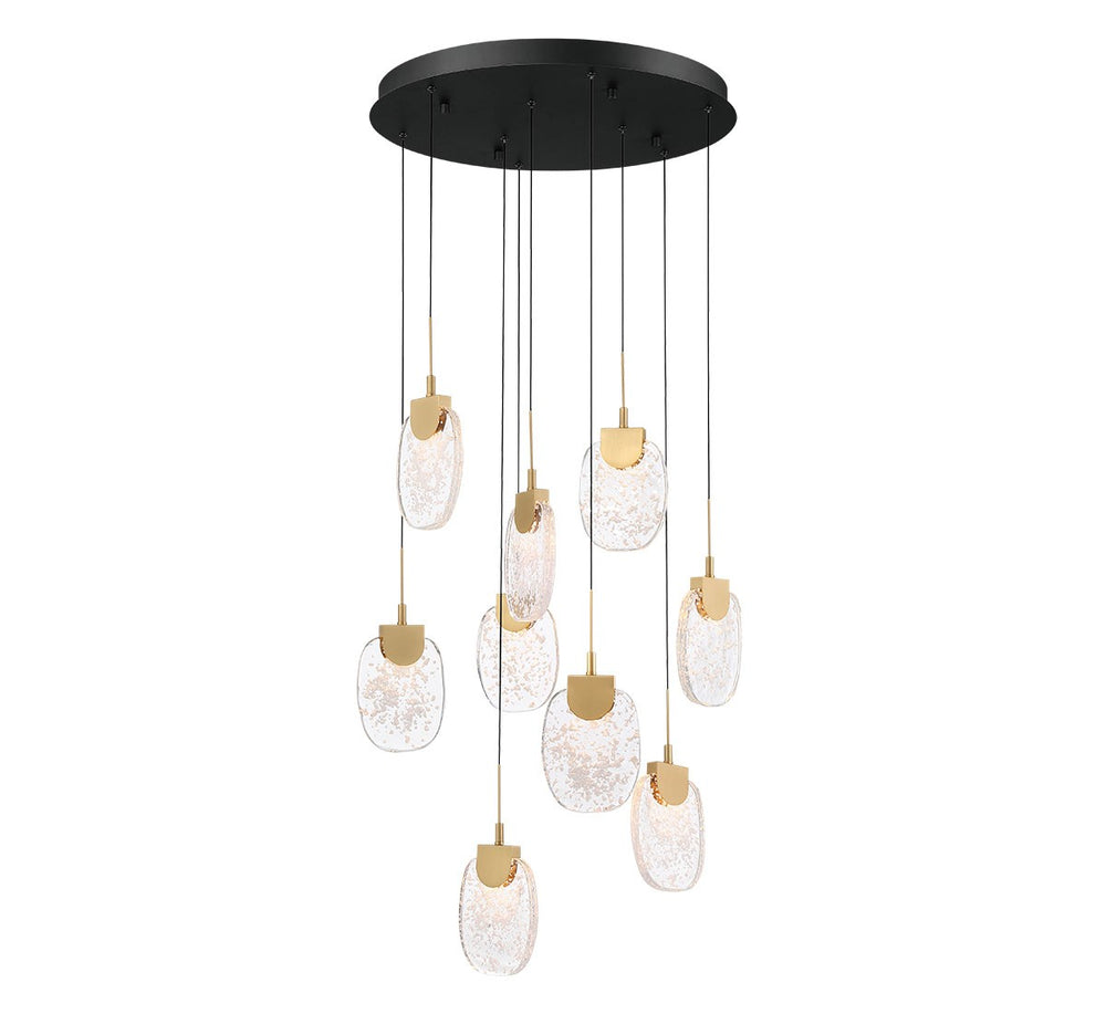 Lib & Co. Canada - LED Chandelier - Castelo - Matte Black- Union Lighting Luminaires Decor