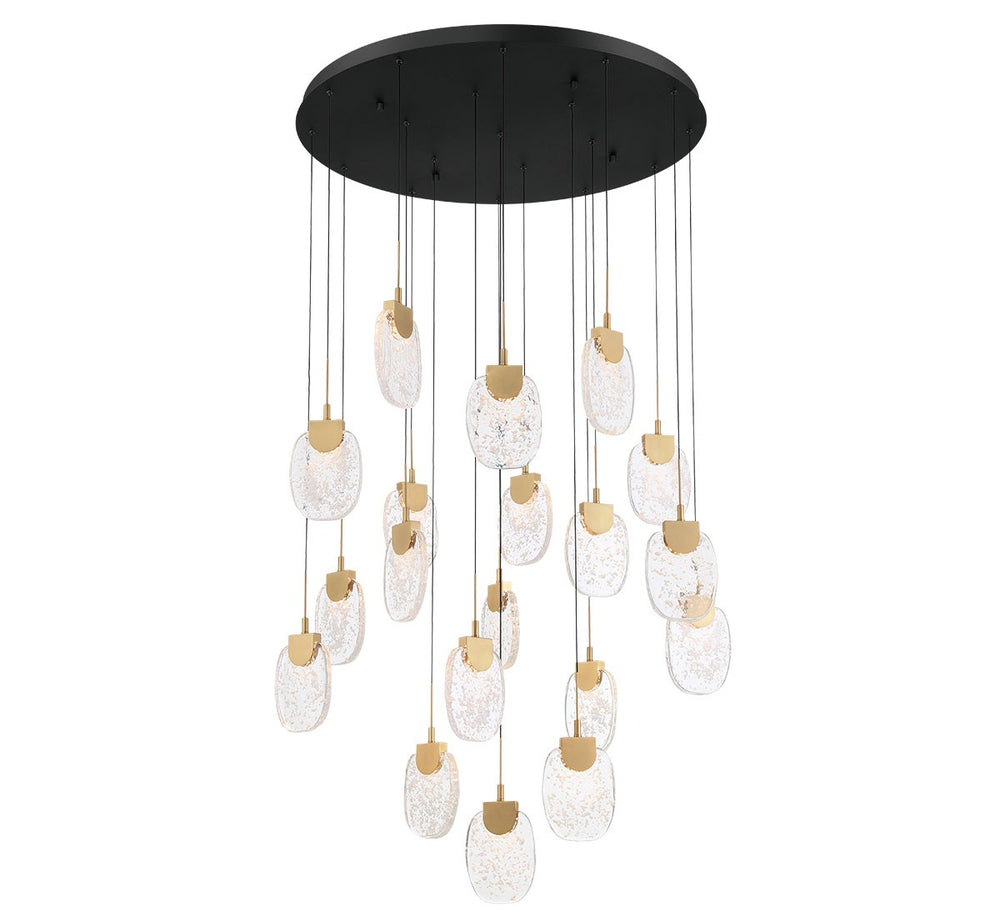 Lib & Co. Canada - LED Chandelier - Castelo - Matte Black- Union Lighting Luminaires Decor