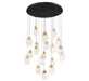 Lib & Co. Canada - LED Chandelier - Castelo - Matte Black- Union Lighting Luminaires Decor