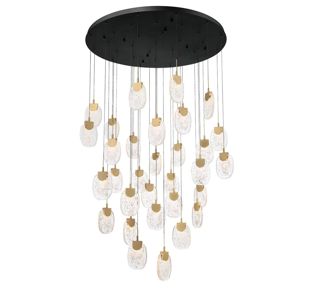 Lib & Co. Canada - LED Chandelier - Castelo - Matte Black- Union Lighting Luminaires Decor