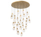 Lib & Co. Canada - LED Chandelier - Castelo - Painted Antique Brass- Union Lighting Luminaires Decor